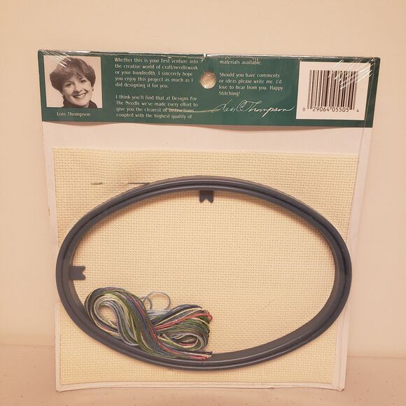Cross stitch kit Hummingbird Oval Framing Hoop SEALED New - Picture 5 of 12
